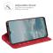  Nokia G10 / G20 Fodral Skin Touch Läder Röd