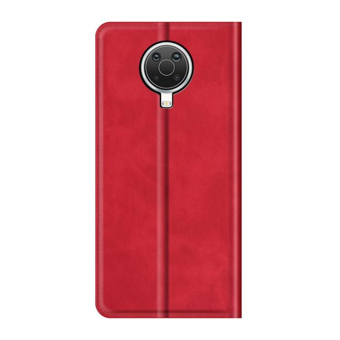 Bild 3,  Nokia G10 / G20 Fodral Skin Touch Läder Röd