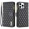  iPhone 16 Pro Fodral Diamond Multifunktionell Svart