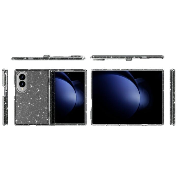 Bild 5,  Samsung Galaxy Z Fold 8 Skal Glitter TPU Svart