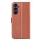  Samsung Galaxy A17 Fodral Litchi Läder Brun