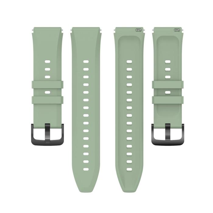 Bild 6,  Silikon Armband Smartwatch (22 mm) Ljus Grön