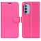  Motorola Moto G31 / G41 Fodral Litchi Textur Rosa