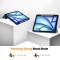  iPad Air 13 2026-2024 Tri-Fold Fodral Pennhållare Peach Blossom