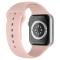 ColorPop Apple Watch 42/44/45/46/49 mm Silikon Armband (S/M) Sand Pink