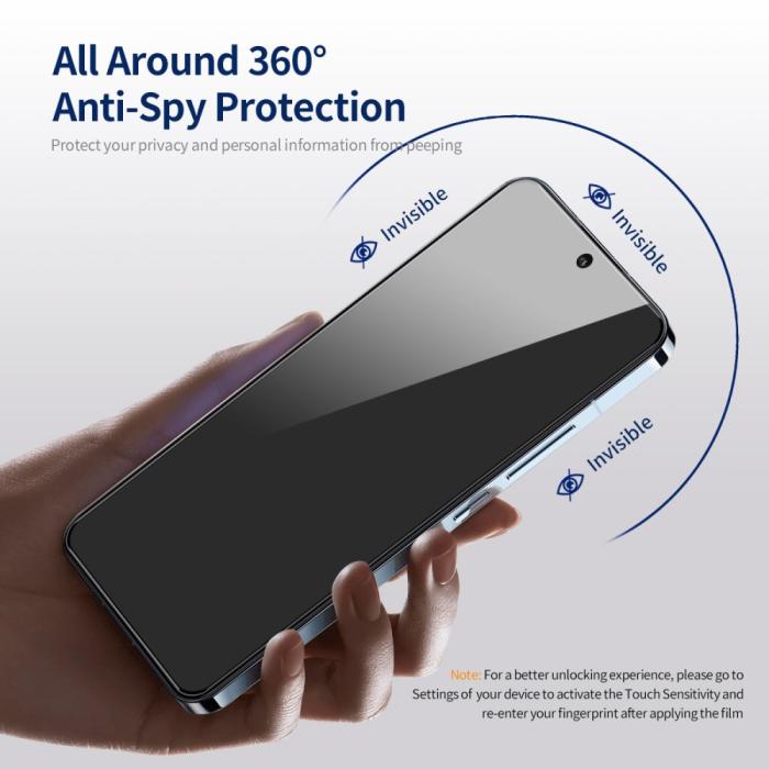 Bild 3, ENKAY ENKAY Galaxy A35 5G/A55 5G Skärmskydd Heltäckande Privacy