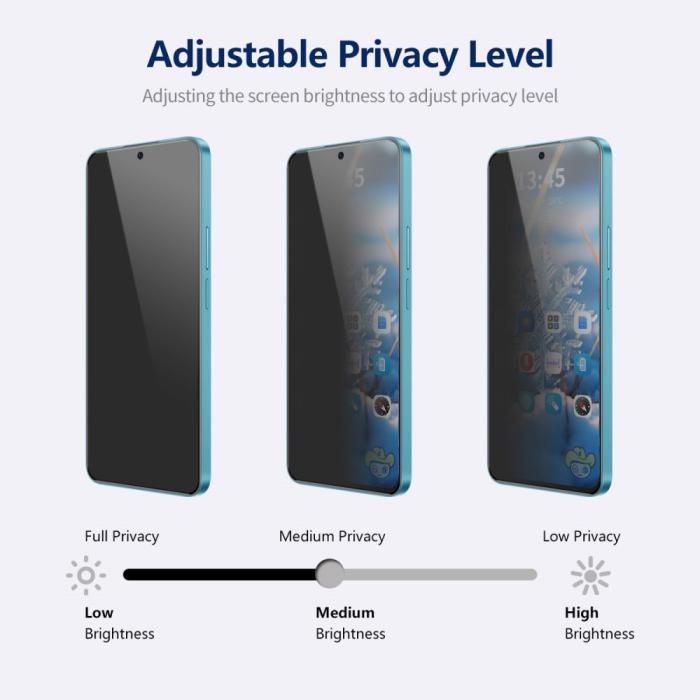 Bild 4, ENKAY ENKAY Galaxy A35 5G/A55 5G Skärmskydd Heltäckande Privacy