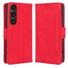  Sony Xperia 1 V Fodral Med Avtagbart Kortfodral R&ouml;d