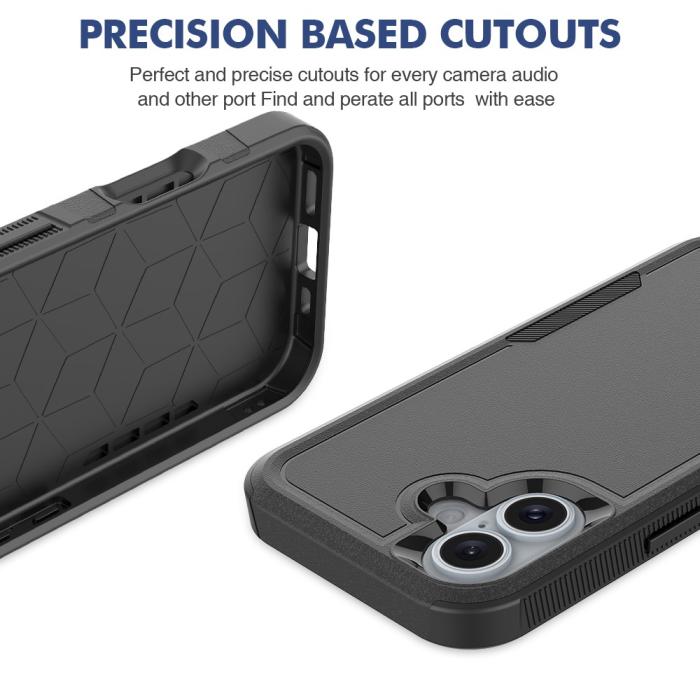 Bild 5,  iPhone 16 Skal Extreme Shockproof Hybrid Svart