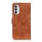 KHAZNEH KHAZNEH Motorola Moto G52/G82 Fodral Retro Läder Brun