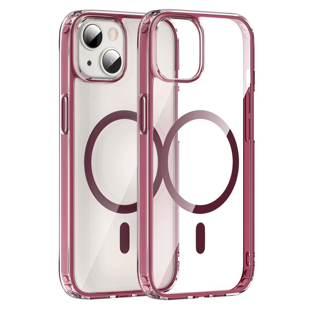 ColorPop ColorPop iPhone 14 Skal CH MagSafe Transparent/Röd
