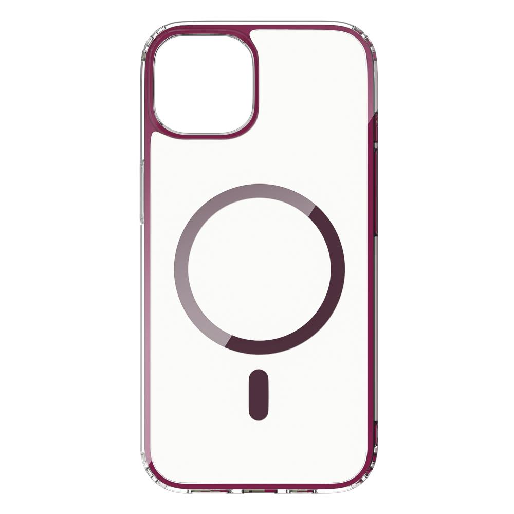 ColorPop ColorPop iPhone 14 Skal CH MagSafe Transparent/Röd