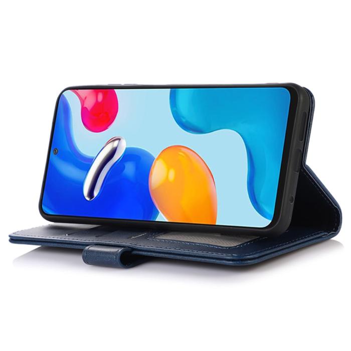Bild 3,  Samsung Galaxy A25 5G Fodral Läder Blå