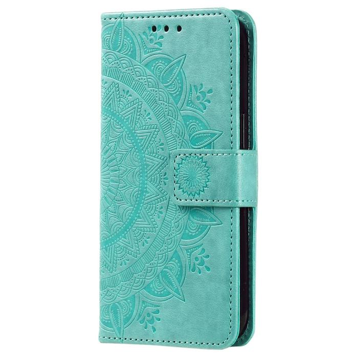 Bild 5,  Xiaomi 12T / 12T Pro Fodral Mandala Läder Grön