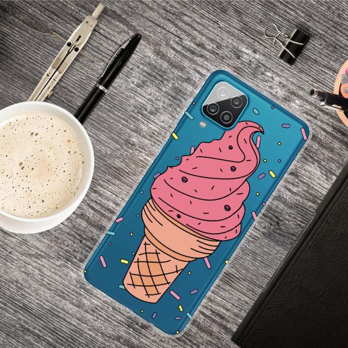 Bild 4,  Samsung Galaxy A12 - Skal Med Tryck - Glass