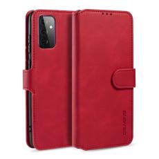 DG.MING Samsung Galaxy A72 - DG.MING Retro L&auml;der Fodral - R&ouml;d