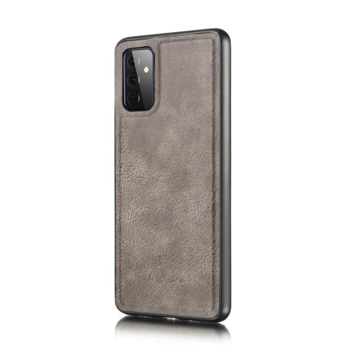 Bild 5, DG.MING Samsung Galaxy A72 - DG.MING 2in1 Magnet Fodral - Grå