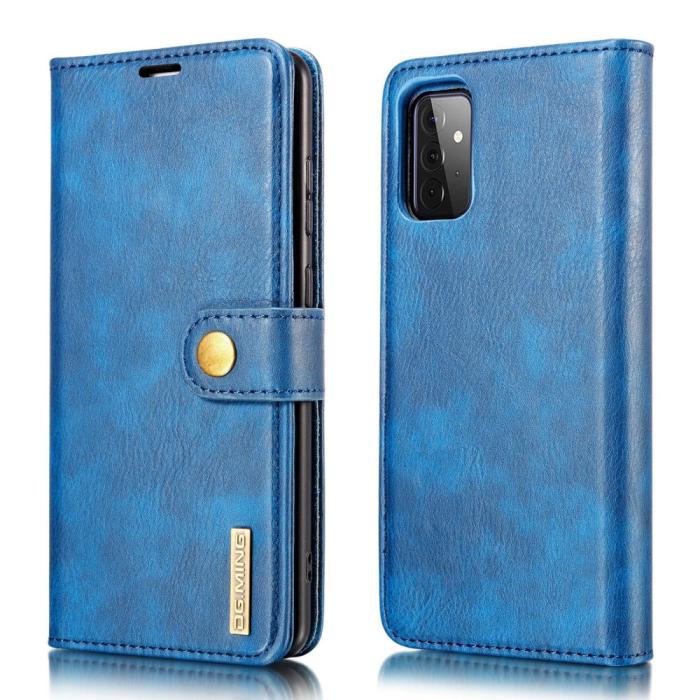 Bild 3, DG.MING Samsung Galaxy A72 - DG.MING 2in1 Magnet Fodral - Blå