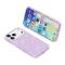  iPhone 17 Pro Skal Hybrid Glitter Lila