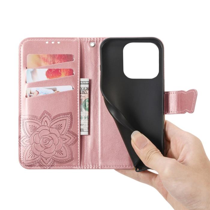 Bild 4,  Xiaomi 17 Fodral Läder Mandala Roséguld