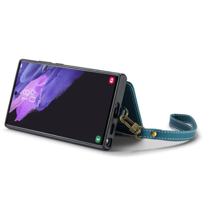 Bild 3, CASEME CASEME Galaxy S23 Ultra Skal Med Magnetisk Plånbok Blå