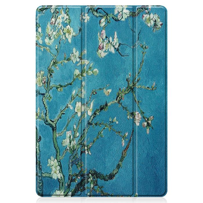 Bild 3,  Samsung Galaxy Tab S7 Plus / Tab S8 Plus Fodral Tri-Fold Pennhållare