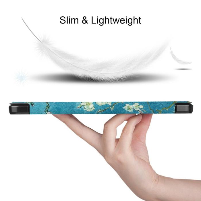Bild 4,  Samsung Galaxy Tab S7 Plus / Tab S8 Plus Fodral Tri-Fold Pennhållare