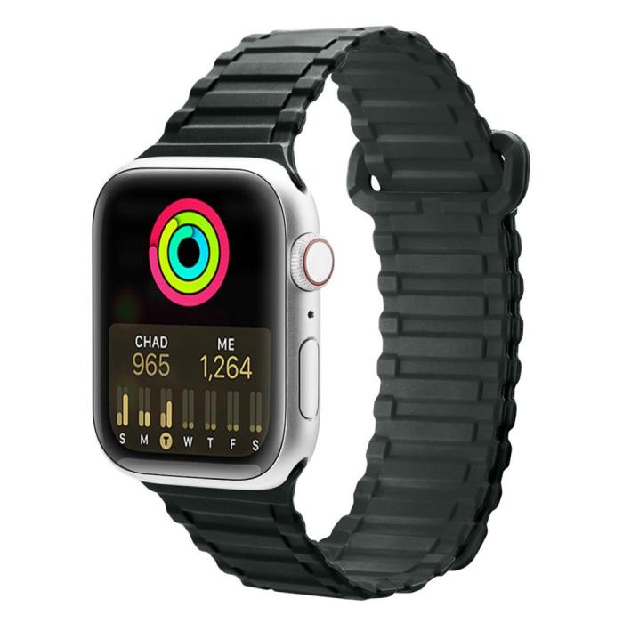 Bild 2, DUX DUCIS DUX DUCIS Apple Watch 38/40/41/42 mm mm Armband Magnetisk Silikon