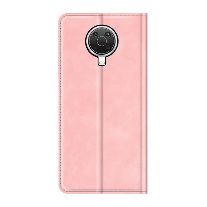 Bild 3,  Nokia G10 / G20 Fodral Skin Touch Läder Rosa