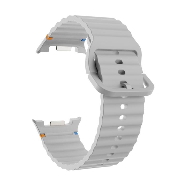 Bild 2, KALEBOL KALEBOL Galaxy Watch 8 46/44/40 mm Armband Wave Grå
