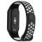  Xiaomi Smart Band 10/9/8 Träningsarmband Dual-Color Svart/Vit