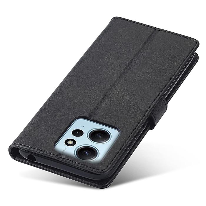 Bild 5, LC.IMEEKE LC.IMEEKE Xiaomi Redmi Note 12 4G Fodral Läder Svart