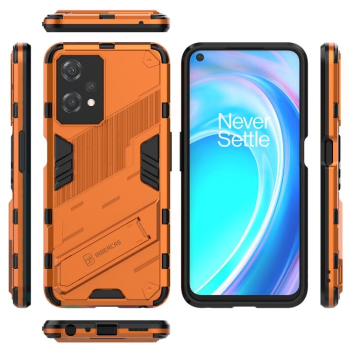 Bild 2,  OnePlus Nord CE 2 Lite 5G Skal Hybrid Armor Kickstand Orange