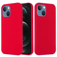  iPhone 13 Skal MagSafe Liquid Silikon R&ouml;d