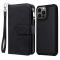  iPhone 13 Pro Fodral/Skal 2in1 Magnet Multifunktionellt Svart