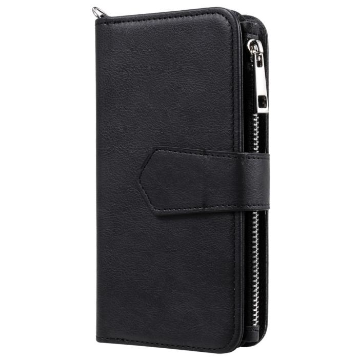 Bild 2,  iPhone 13 Pro Fodral/Skal 2in1 Magnet Multifunktionellt Svart