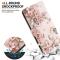  Honor 400 Smart Fodral Läder Pink Butterfly