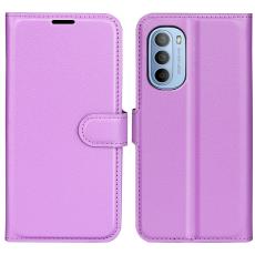  Motorola Moto G31 / G41 Fodral Litchi Textur Lila