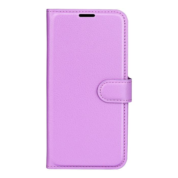 Bild 2,  Motorola Moto G31 / G41 Fodral Litchi Textur Lila
