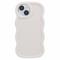  iPhone 15 Mobilskal Wavy Off White