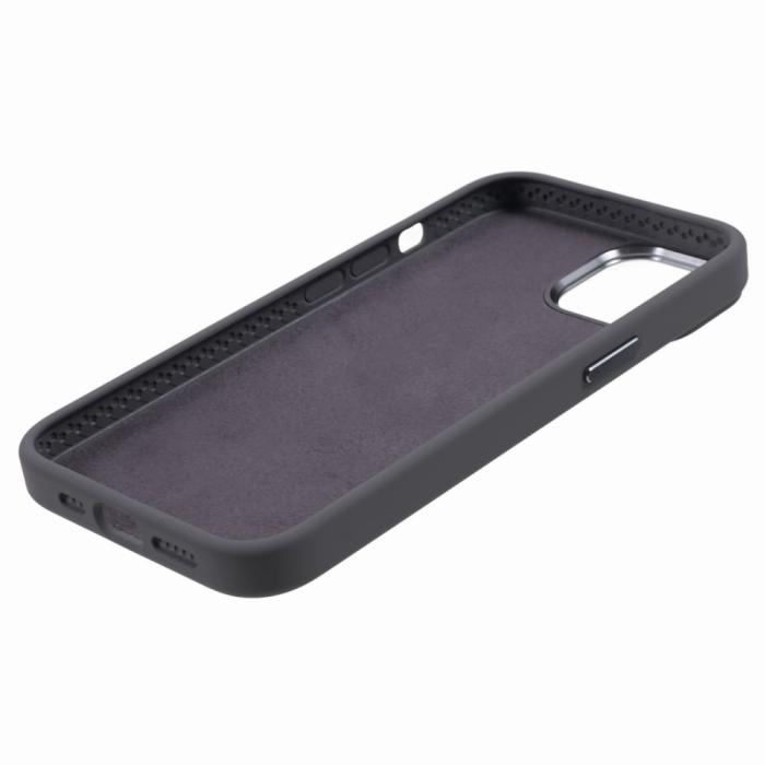 Bild 6,  iPhone 15 Plus Skal Liquid Silikon AluLens Grå