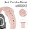 ColorPop Apple Watch 42/44/45/46/49 mm Silikon Armband (S/M) Sand Pink