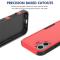  iPhone 16 Skal Extreme Shockproof Hybrid Röd