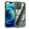  iPhone 15 Pro Max Skal Armor Shockproof Hybrid Grön