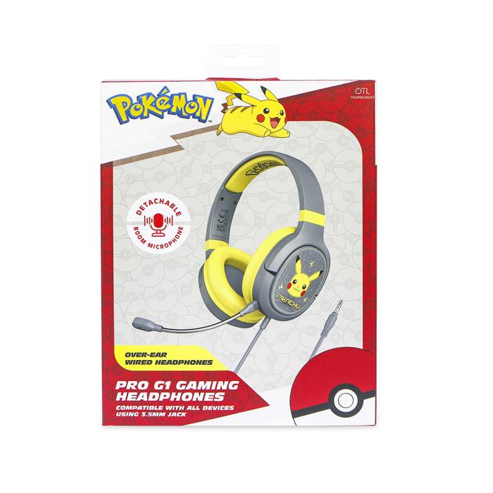 Bild 2, OTL Pokemon Pikachu Gaming-Headset Over Ear Bom-mikrofon