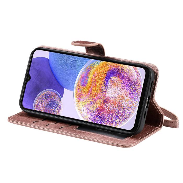Bild 2,  Samsung Galaxy A23 5G 2in1 Magnet/Plånboksfodral Roséguld
