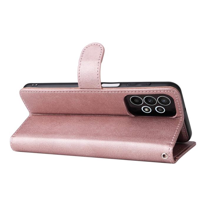 Bild 4,  Samsung Galaxy A23 5G 2in1 Magnet/Plånboksfodral Roséguld
