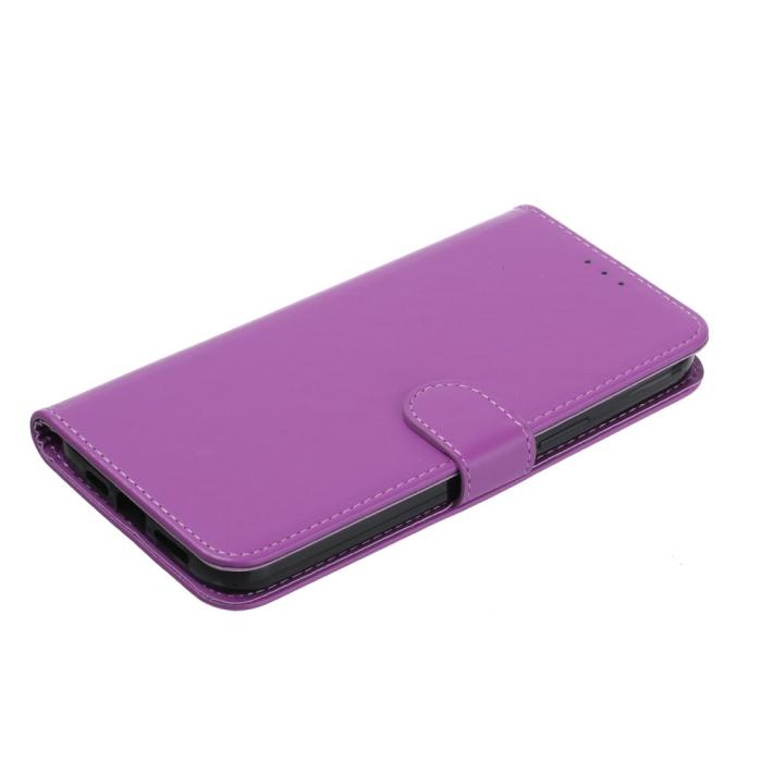 Bild 4,  Samsung Galaxy S23 Ultra Fodral Solid Läder Lila