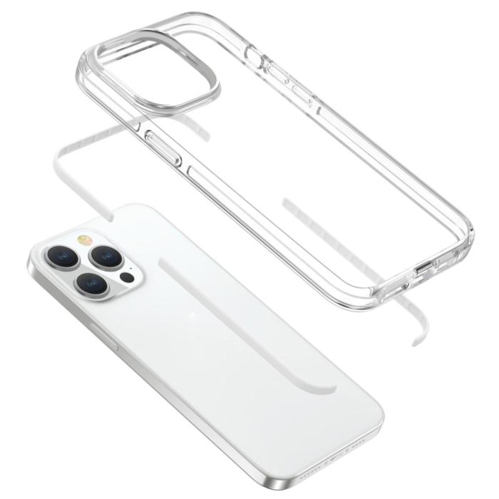 Bild 5,  iPhone 15 Pro Skal Hybrid Dual-Color Vit