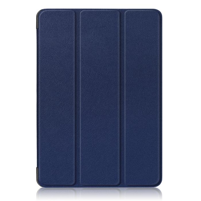Bild 2,  iPad Air 2026-2020 Fodral Tri-Fold Litchi Blå